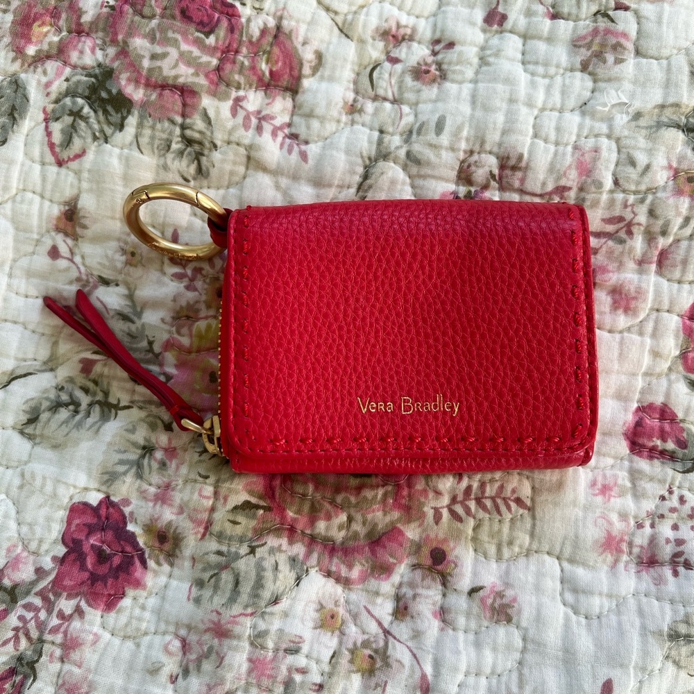 Orange Vera Bradley wallet
